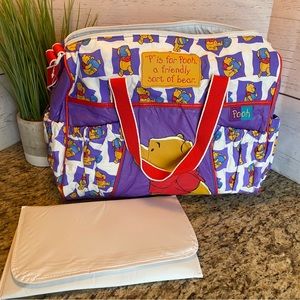 Vintage 90’s “P is for Pooh” diaper bag- new/never used.